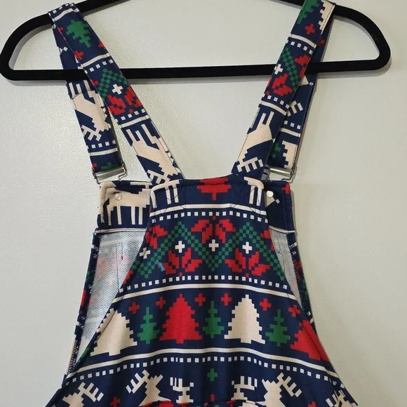 Christmas Party Naughty Reindeer Overalls - Picture 9 of 12